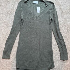 Old Navy Tunic Green Sweater